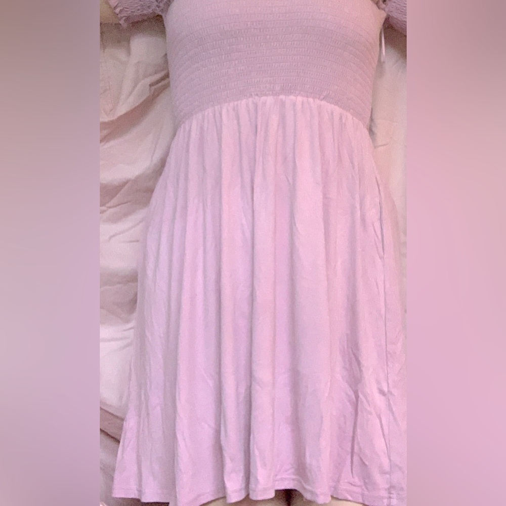 Soft Flowy Dress in Light Pink